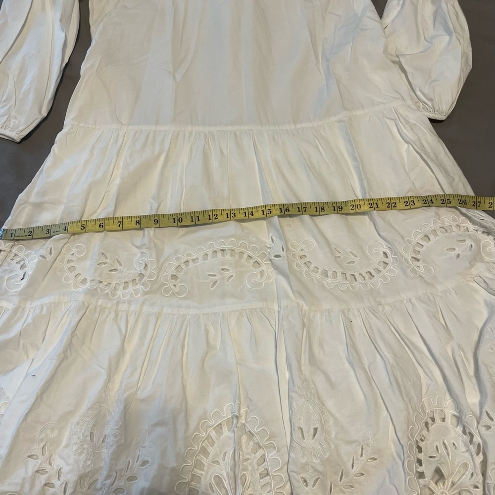 Santos Eyelet Dress, long sleeve beautiful embroidered - Picture 16 of 16